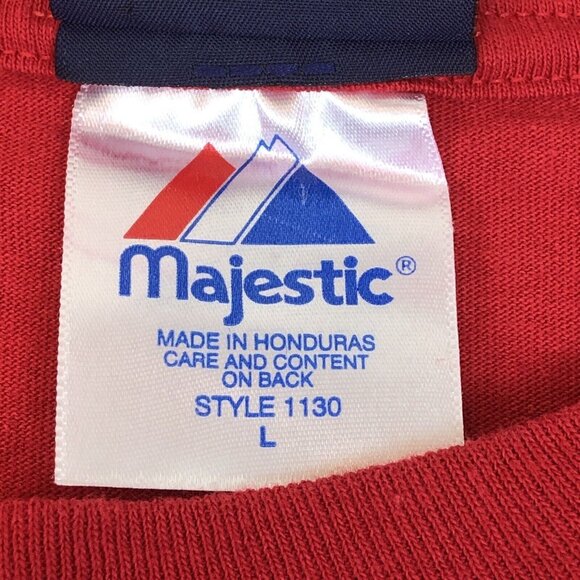 Carlton Fisk Boston Red Sox 27 Cooperstown Collection Red T Shirt Size Large MLB - Picture 6 of 8